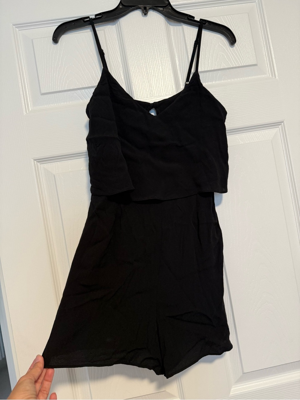 Black Summer Romper